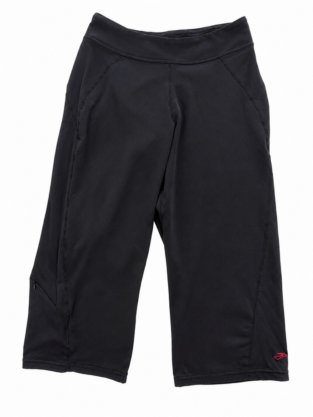 Brooks Women’s Wide Leg Capri Pants – Black – Size Small - Picture 3 of 4